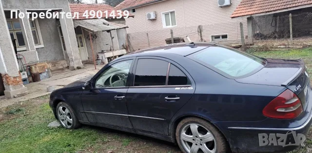 2003 Mercedes-Benz Е270 2.7 cdi-177cc-elegance-automat-БАРТЕР, снимка 4 - Автомобили и джипове - 55457103
