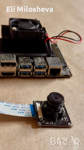 Nvidia Jetson Nano Developer Kit B01 + 8MP IMX219-170 waveshare камер, снимка 2 - Друга електроника - 54382653