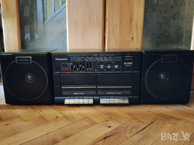 Радиокасетофон с диск "PANASONIC  rx-cw42", boombox