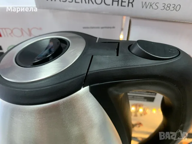 Метална кана за гореща вода 2200W / Clatronic Germany, снимка 5 - Кани - 55348453