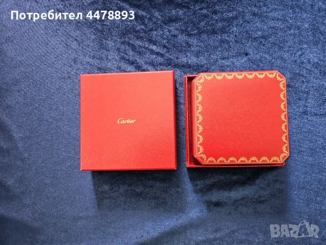 Cartier кутия за колие. 