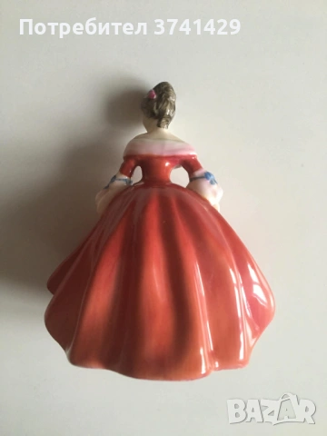 Английски порцелан Royal Doulton - Southern Belle, снимка 2 - Антикварни и старинни предмети - 54369653