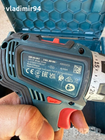 Bosch GSR 18V-90 C Безчетков Винтоверт, снимка 7 - Винтоверти - 54450146
