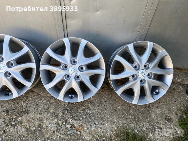 Оригинални джанти на Hyundai i30 i20 ix20 16”, снимка 3 - Гуми и джанти - 54306974