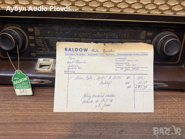 Loewe Opta  Apollo 1761W  лампово радио, снимка 13 - Радиокасетофони, транзистори - 54726850