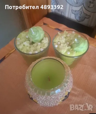 Комплект от три свещи