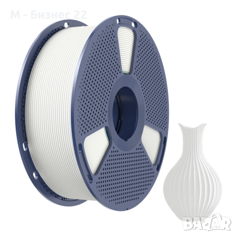 Филамент PLA Classic, бял, 1.75mm, 1KG - Sunlu