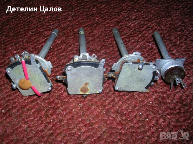 4 потенциометъра, снимка 2 - Радиокасетофони, транзистори - 54654527