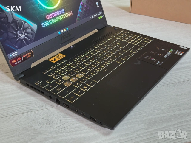 Ryzen™ 7 | RTX 4050| 512GB |IPS 144Hz| 16RAM лаптоп asus tuf и laptop gaming гейминг асус туф, снимка 2 - Лаптопи за игри - 54535911