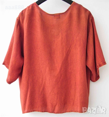 Дамска блуза бродерия къс ръкав риза , снимка 7 - Ризи - 55061760