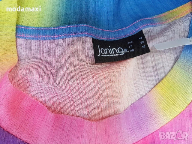 3XL  Нова  блуза Janina в преливащи тонове , снимка 6 - Тениски - 55269588