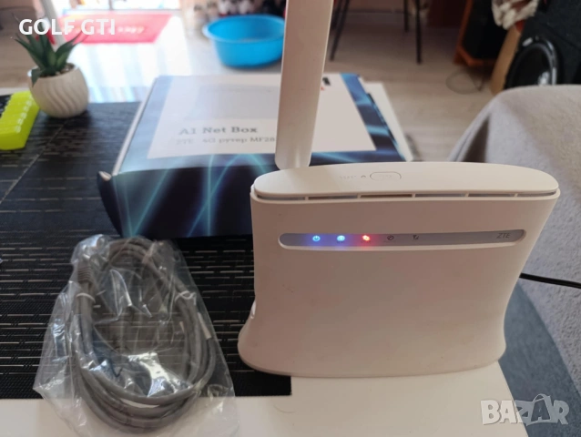 4G/LTE рутер за мобилен интернет ZTE MF283U, wi-fi рутер, снимка 2 - Рутери - 54901510