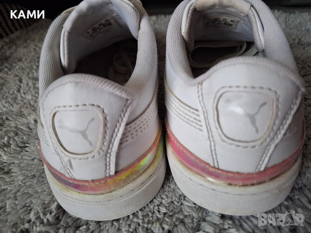 PUMA оригинални детски кожени маратонки 35.5, снимка 3 - Детски маратонки - 54199395