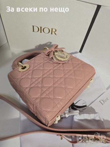 Lady Dior Дамска Чанта От Агнешка Кожа Код Brand Luxury Fashion23, снимка 5 - Чанти - 54960771