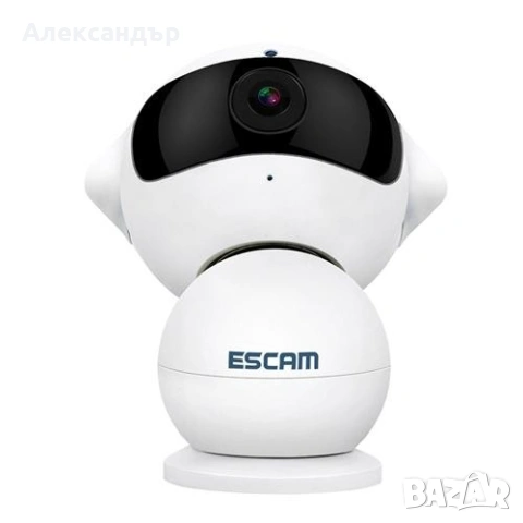 IP камера за нощно виждане 360 градуса ротационна аларма ESCAM Elf QF200 WiFi Двупосочно аудио, снимка 4 - IP камери - 54174857