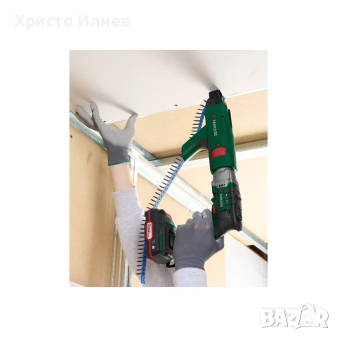 Магазинна приставка за гипсокартон Parkside Парксайд Магазин за пирони, снимка 4 - Други инструменти - 55097667