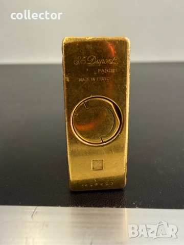 Луксозна позлатена запалка S.T. Dupont №8159, снимка 8 - Запалки - 54519935