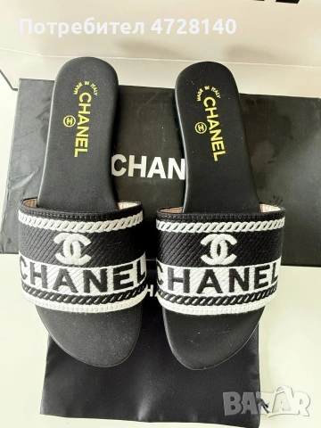 Дамски чехли Chanel размер 39 , снимка 2 - Чехли - 54479352