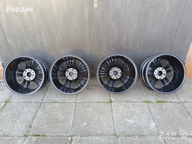 ОРИГИНАЛНИ джанти 17 ' 5x112 МЕРЦЕДЕС / MERCEDES BENZ ET36 7,5J 66,6, снимка 6 - Гуми и джанти - 54200202