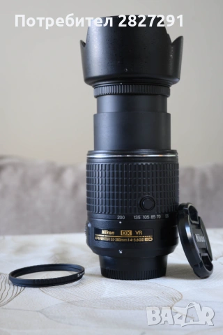 Обектив Nikon AF-S DX 55-200mm VR II, снимка 3 - Обективи и филтри - 54263471
