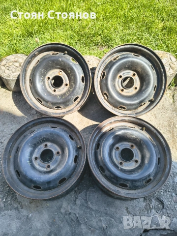 14" Железни джанти 4х108 с подарък гуми