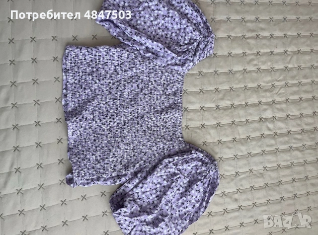 Топове/ потник сьс змийски принт/ черен и зелен топ/ лилав топ на цветя, снимка 8 - Корсети, бюстиета, топове - 54793135