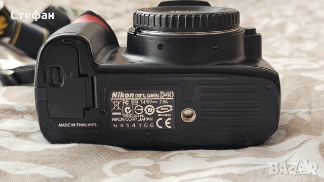 Nikon D40 тяло, снимка 9 - Фотоапарати - 54402278