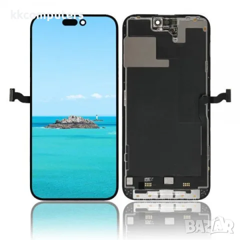 DD SOFT OLED Съвместим LCD Дисплей за iPhone 15 Pro 6.1 + Тъч скрийн / Черен (120HZ) Баркод : 484541
