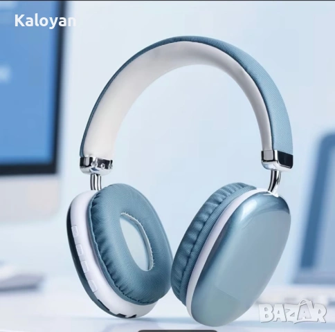 Слушалки бели и черни, снимка 5 - Bluetooth слушалки - 52801214