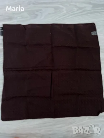 Шал Fendi кафяв монограм двулицев памук Made in Japan, снимка 2 - Други - 55479435