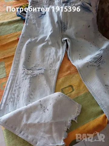 Бершка дамски дънки с камъни