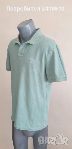 Hugo Boss Passenger Pique Cotton Slim Fit Stretch Mens Size L ОРИГИНАЛ! Мъжка Тениска!, снимка 3 - Тениски - 54794642