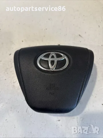 Модул на кормилна колона с клаксон черна кожа за Toyota Avensis (2016) 0589-P1-00183 OEM, снимка 3 - Части - 55570473