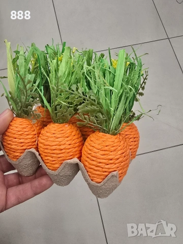 декорации къщичка зелка и моркови, снимка 2 - Декорация за дома - 54057251