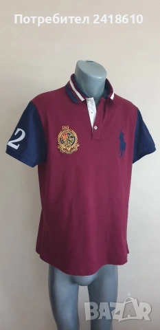 POLO Ralph Lauren Pique Cotton  Custom Slim Fit Mens Size L  ОРИГИНАЛ! Мъжка Тениска!