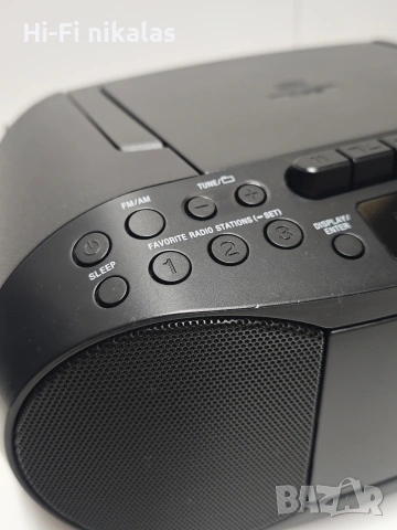 FM стерео радио касетофон CD плейър SONY CFD-S70 , снимка 3 - Радиокасетофони, транзистори - 54776620