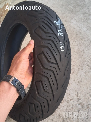 150 70 13 MICHELIN CITY GRIP 2  гума скутер гуми мото moto, снимка 3 - Гуми и джанти - 55182197