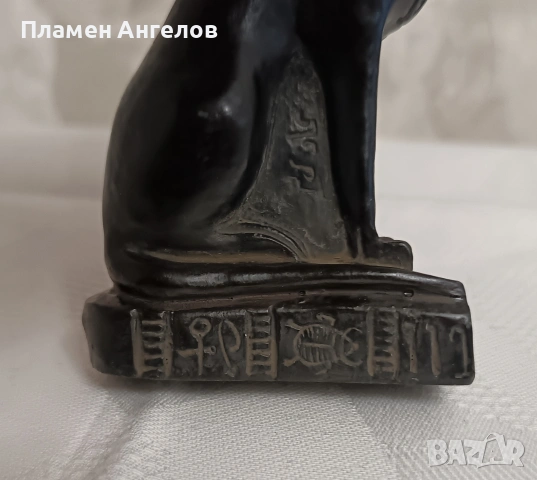 Статуетка, фигурка на Египетската Богиня Бастет-9.5см. , снимка 5 - Декорация за дома - 54796822