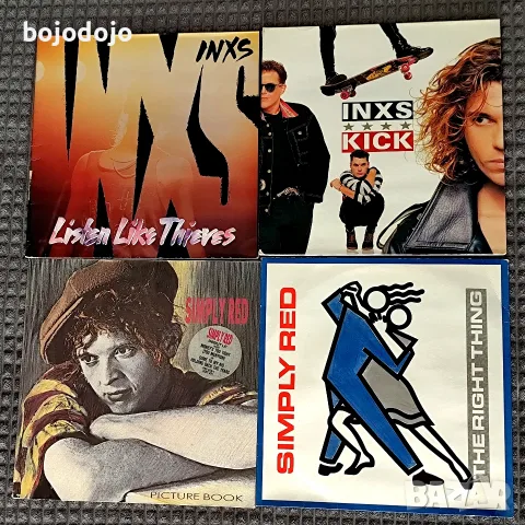 Грамофонни плочи INXS,L.L.Cool J, Van Halen, Simply red....., снимка 5 - Грамофонни плочи - 54389494