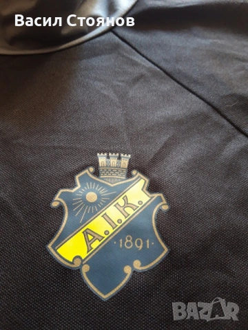 АИК Солна Швеция / AIK Stockholm Sweden Adidas training - размер S, снимка 2 - Фен артикули - 54608074