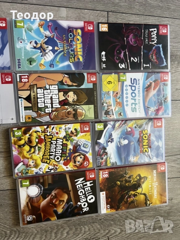 Nintendo Switch OLED (Пълен комплект) + Pro Контролер + 10 Игри + Калъф, снимка 6 - Nintendo конзоли - 55461984