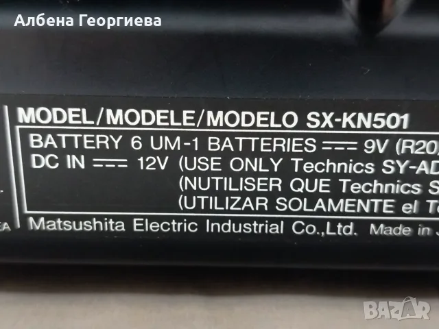Синтезатор TECHNICS SX - KN 501, снимка 12 - Синтезатори - 55428315