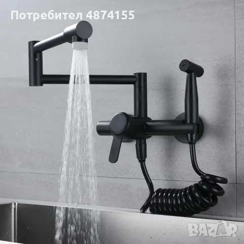 Стенен кухненски смесител, снимка 5 - ВИК - 55485703