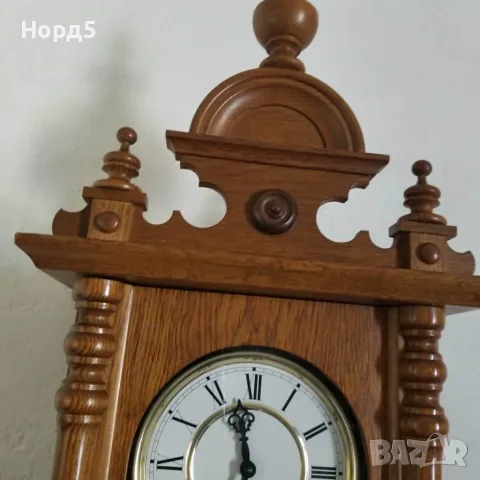 Стенен германски часовник , снимка 4 - Антикварни и старинни предмети - 55667244