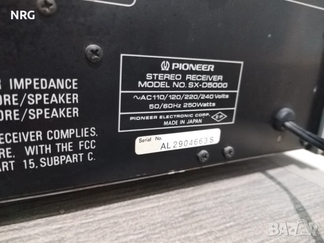 Pioneer SX-D5000 Receiver, снимка 12 - Ресийвъри, усилватели, смесителни пултове - 54403018