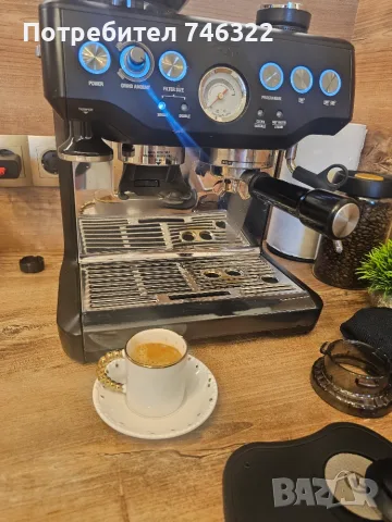 Кафемашина Sage barista express, снимка 2 - Кафемашини - 55315350