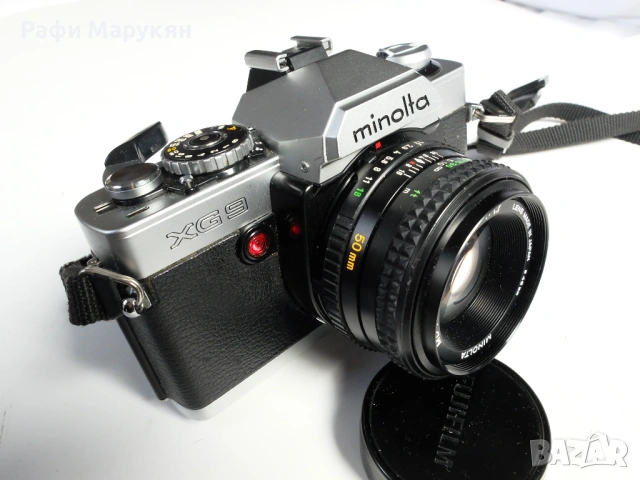  SLR MINOLTA- XG 9, перфектен, сигурен, здрав, снимка 2 - Фотоапарати - 54612187