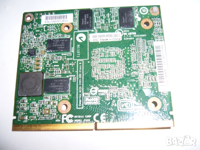 HP NVIDIA Quadro FX 880M 1GB GDDR3 + ОРИГИНАЛЕН HEATSINK 6043B0080301A1, снимка 3 - Части за лаптопи - 54455519