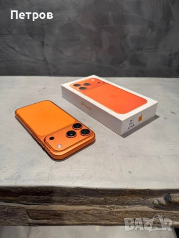 КАТО НОВ Iphone 17 Pro Orange 256 GB, 100% battery