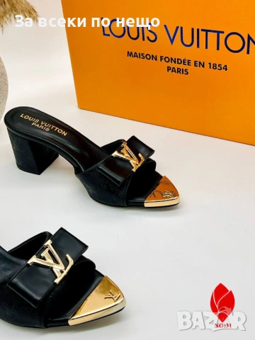 Louis Vuitton Дамски Чехли На Ток Луис Витон - Различни Цветове Код SK1640, снимка 2 - Чехли - 54786003